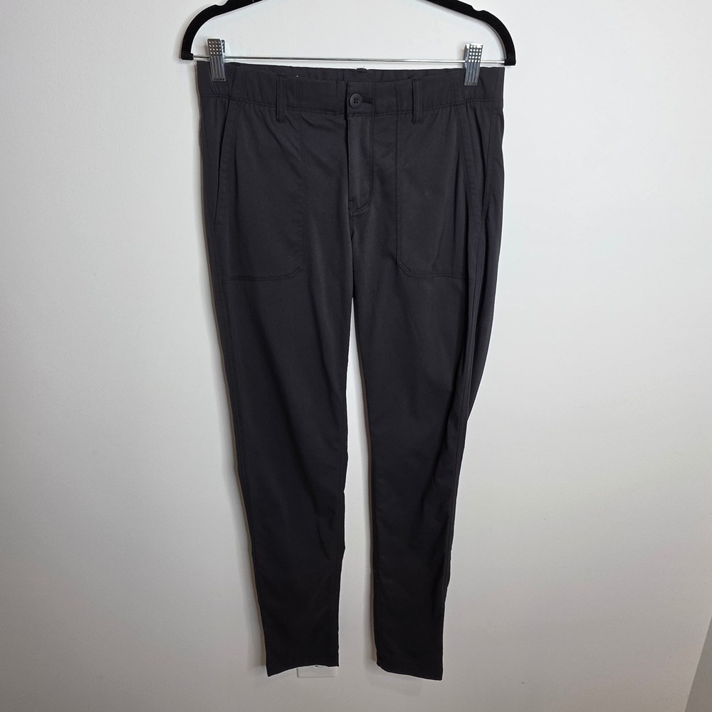 REI Co-op Hiking Pants Women 6 Black Stretch Nylon Regular Fit